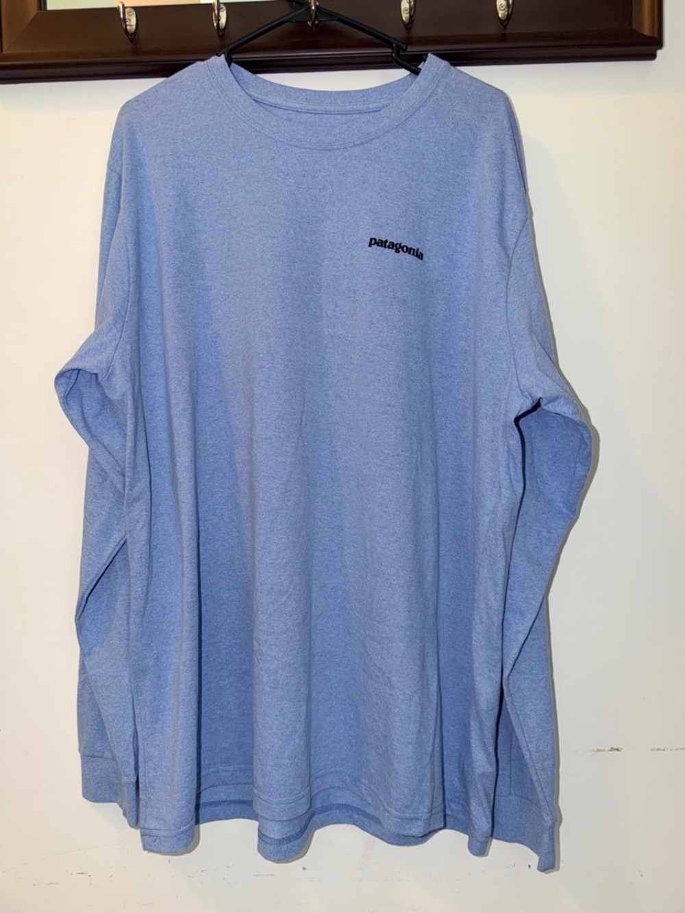 Patagonia Men's Long-Sleeve Crew - Light Blue Size XL
